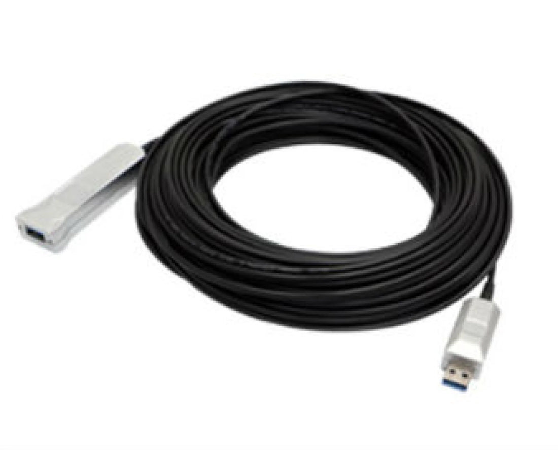 Kabel USB 3.1 optyczny AVer USB A męski - USB A żeński - 10m