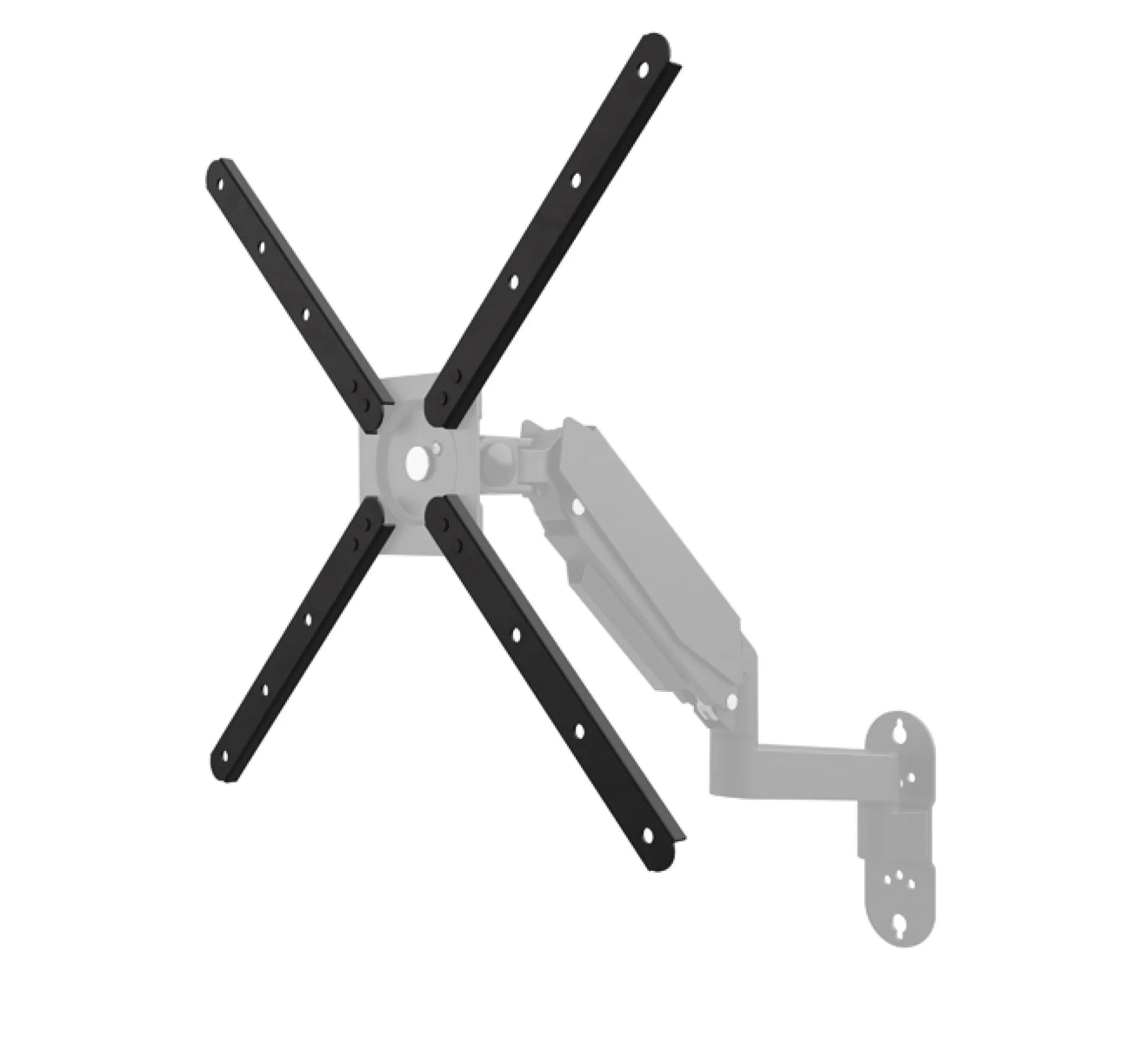 Uchwyt ścienny Flex Titan Heavy Duty z pełnym zakresem ruchu (VESA 400) B-Tech BT7356/B