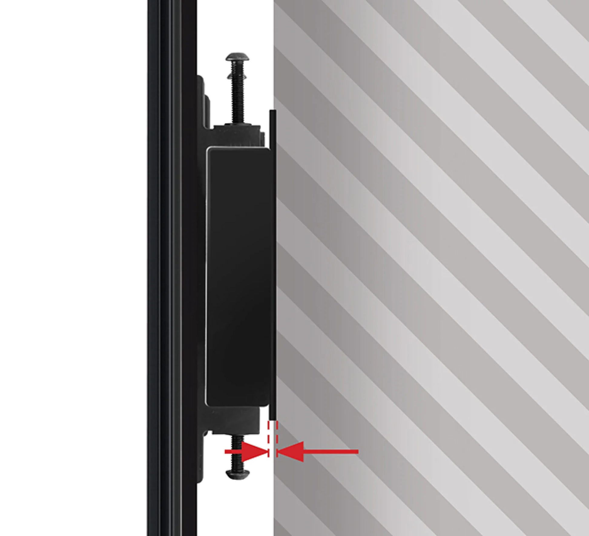 Mocowanie do belki dystans 5mm B-Tech SYSTEM X BT8390-WFK1/B – zdjęcie 2