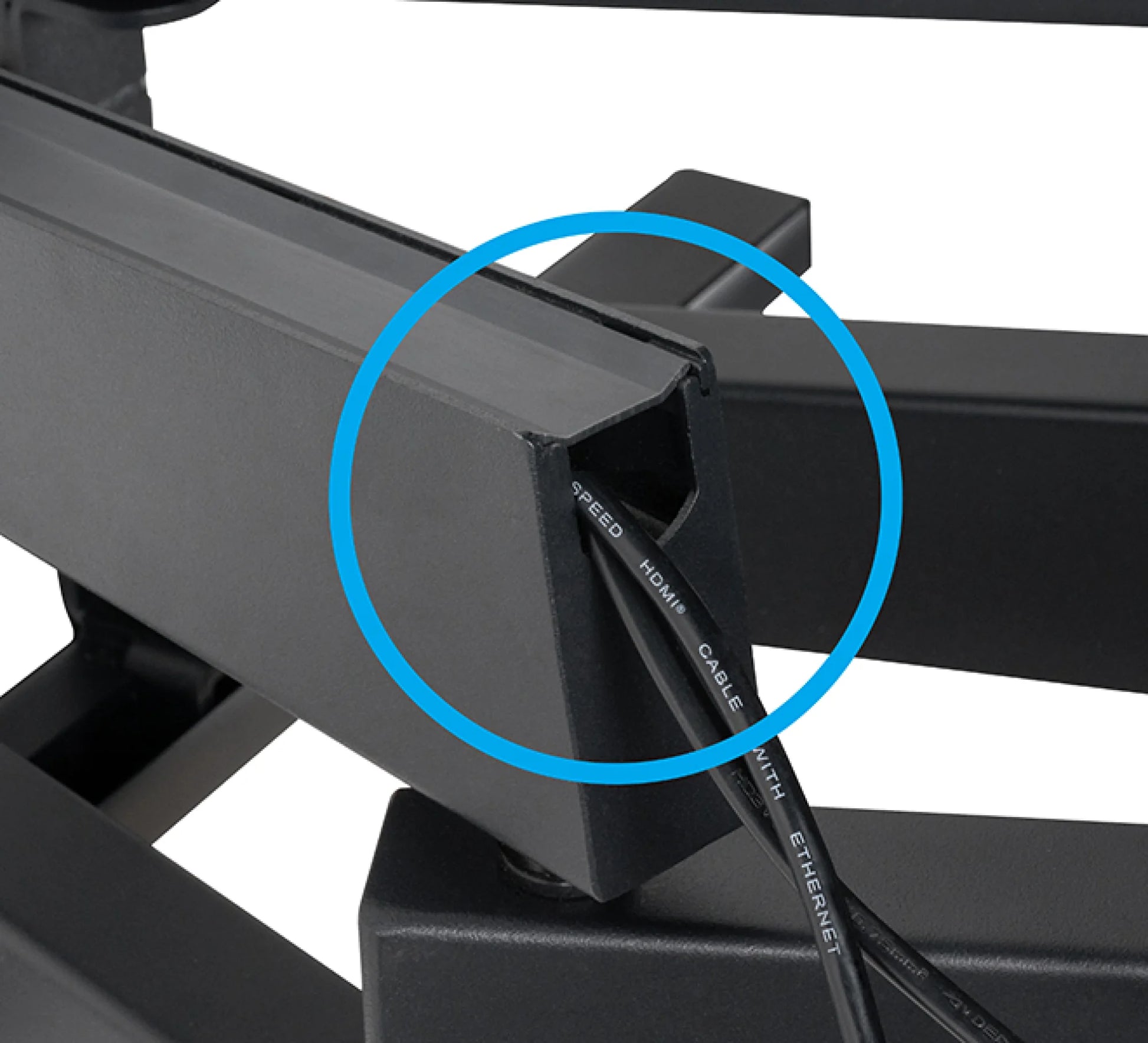Uchwyt ścienny na ramieniu wysięgnikowym do dużych monitorów B-Tech BT8228/B (Vesa 800 x 600) – zdjęcie 3