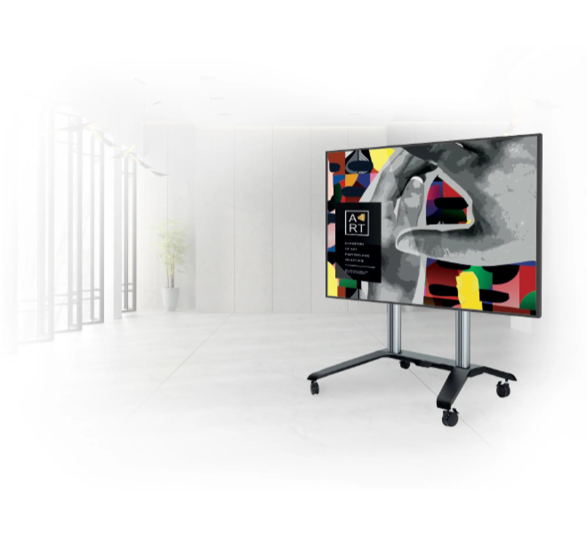 Wózek do monitora XXL B-Tech BT8590/B – zdjęcie 3