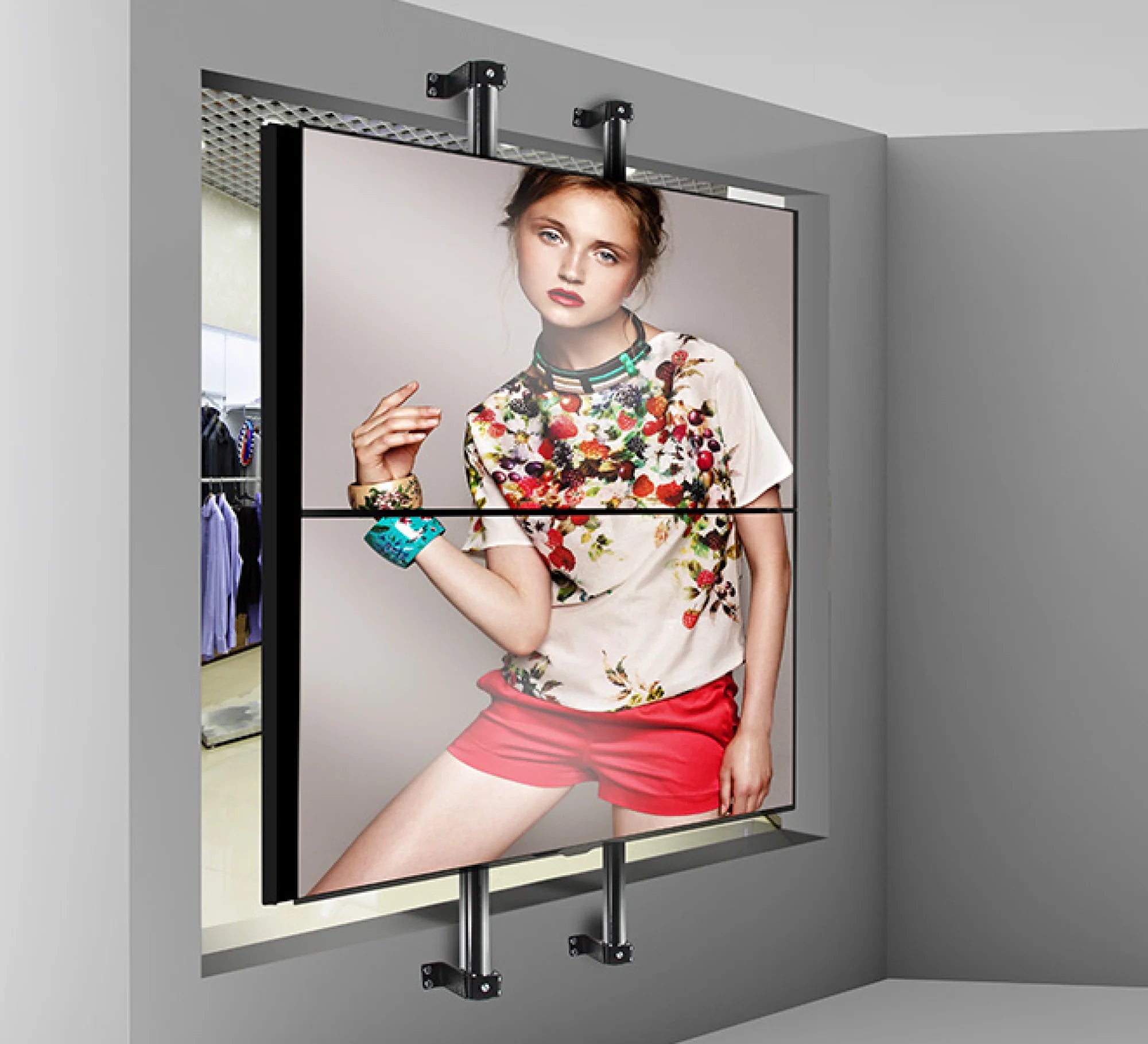 Uchwyt ścienny do wysięgników B-Tech SYSTEM 2 BT7831/B – zdjęcie 4