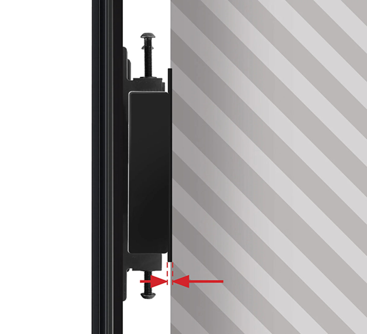 Mocowanie do belki dystans 5mm B-Tech SYSTEM X BT8390-WFK1/B – zdjęcie 6