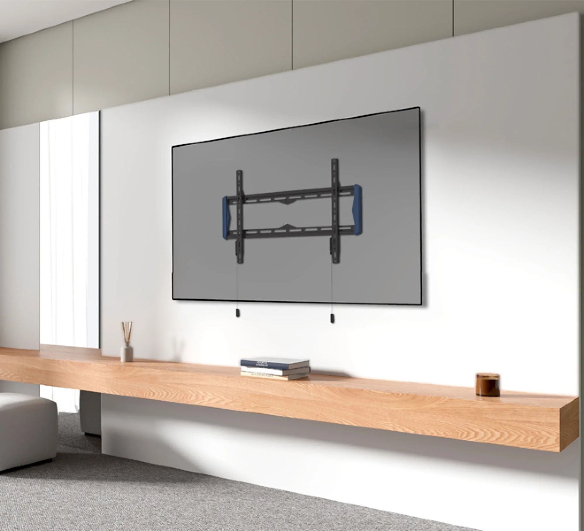 Uchwyt ścienny do płaskiego ekranu B-Tech ELEMENTS BT5442/B (VESA 600) – zdjęcie 6