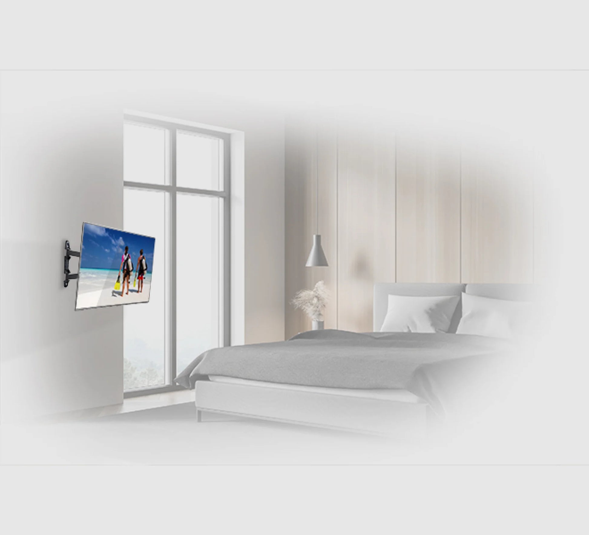 Uchwyt  do monitora, przegubowy B-Tech VENTRY BTV513/B – zdjęcie 7
