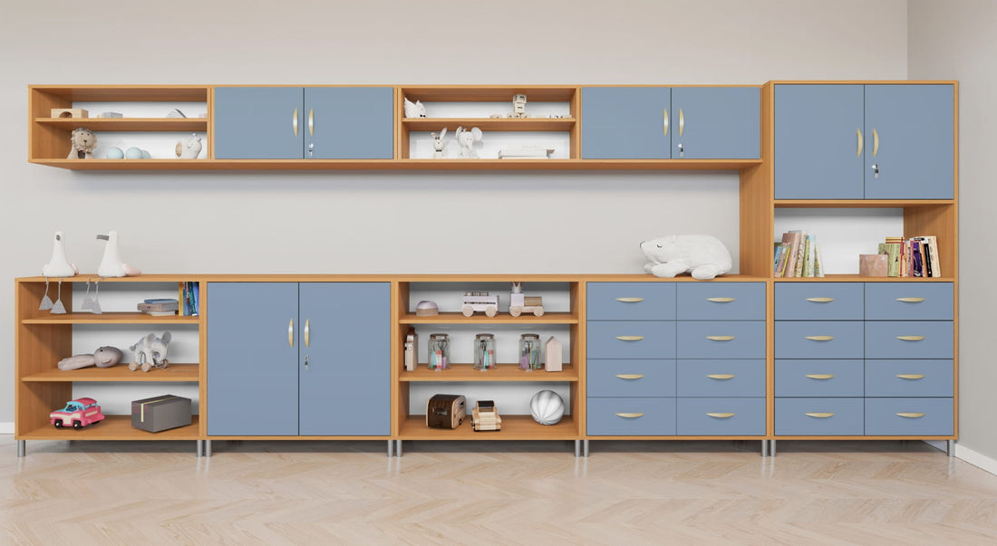 Zestaw Primo 31 na nóżkach — meble Metalbit