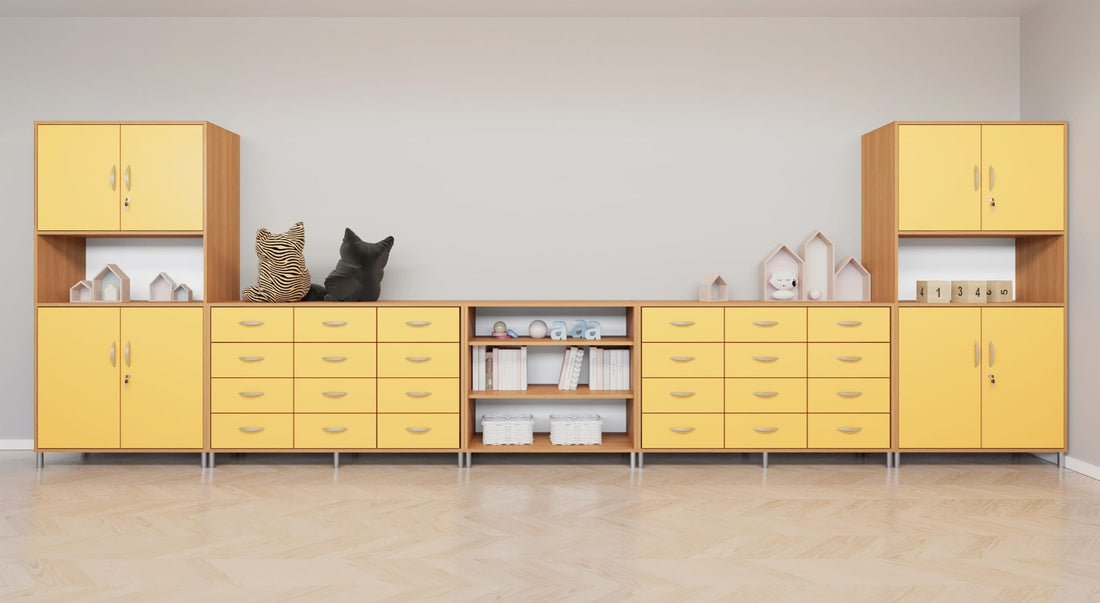 Zestaw Primo 32 na nóżkach — meble Metalbit