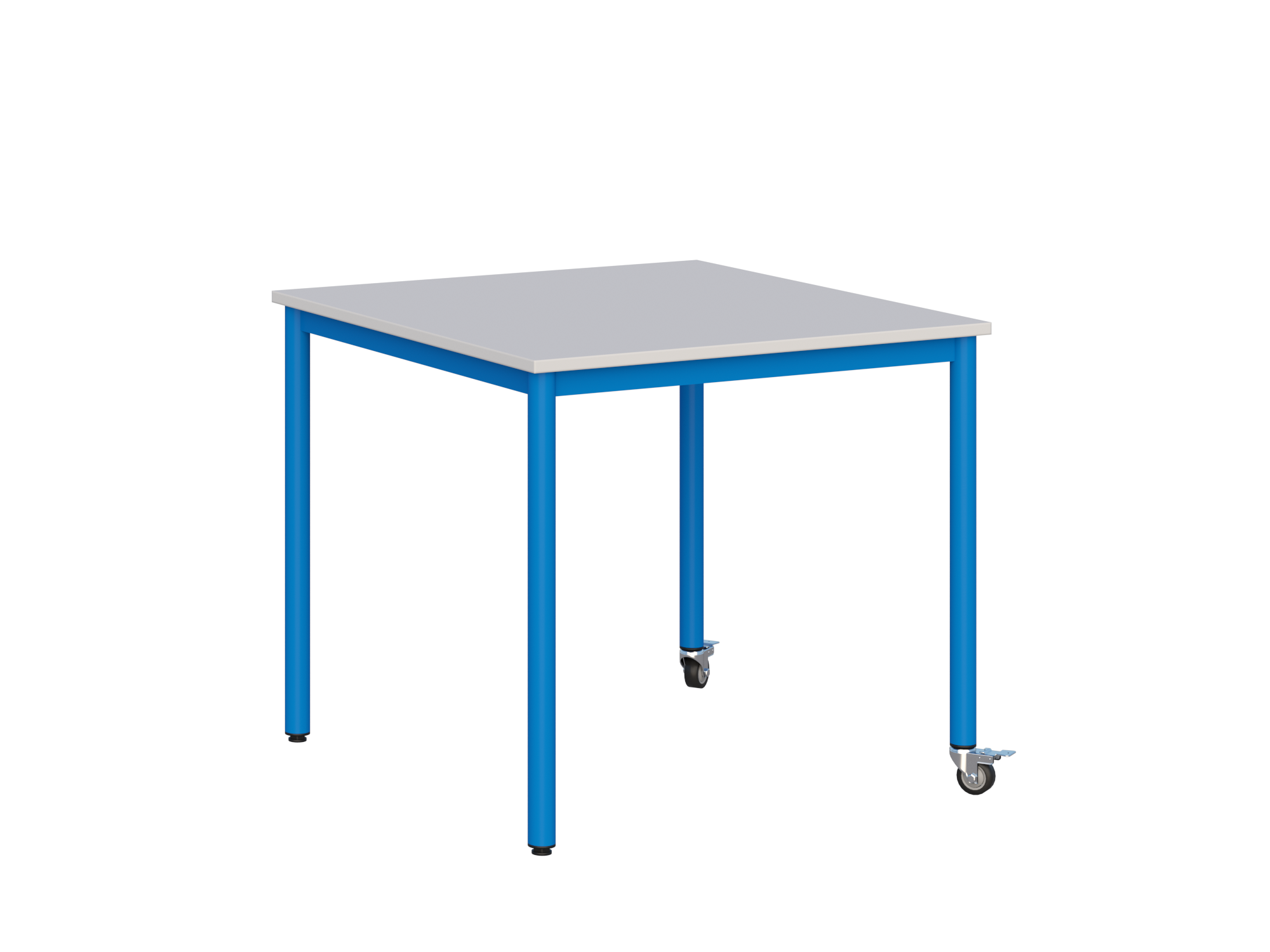 Stolik mobilny MAGDA blat 800x800 mm — meble Metalbit