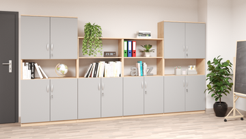 Zestaw szafek szkolnych nr 7 — meble Metalbit