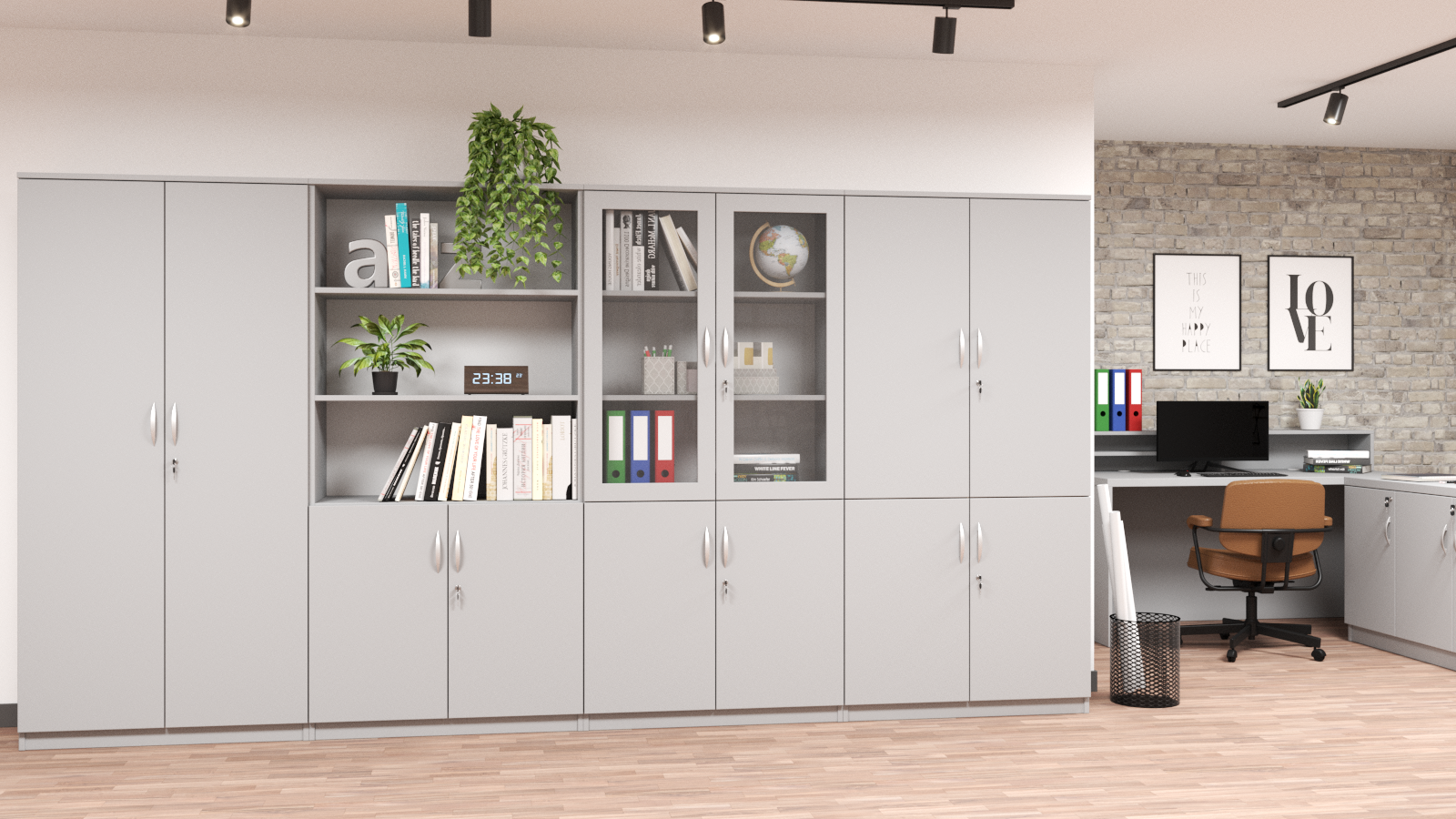 Zestaw szafek szkolnych nr 8 — meble Metalbit