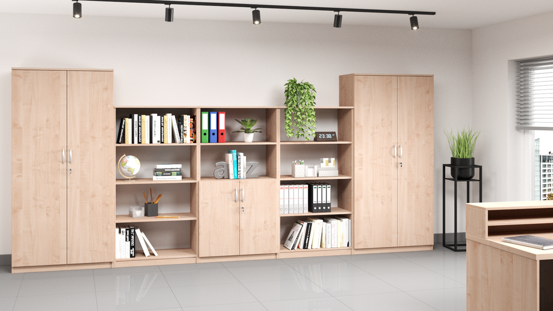 Zestaw szafek szkolnych nr 17 — meble Metalbit