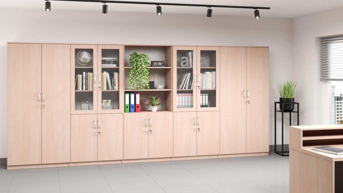 Zestaw szafek szkolnych nr 20 — meble Metalbit