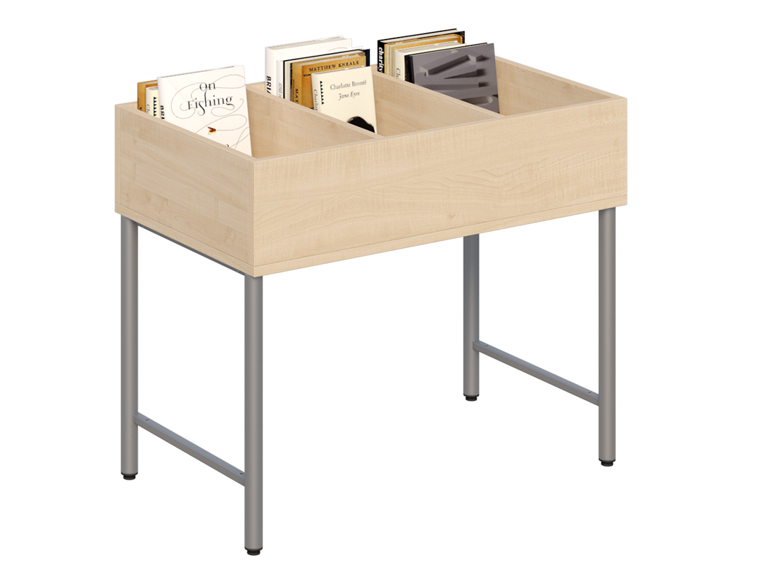 Biblioteczka na konstrukcji na stopkach Primo 248 — meble Metalbit