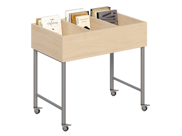 Biblioteczka na konstrukcji mobilna Primo 249 — meble Metalbit