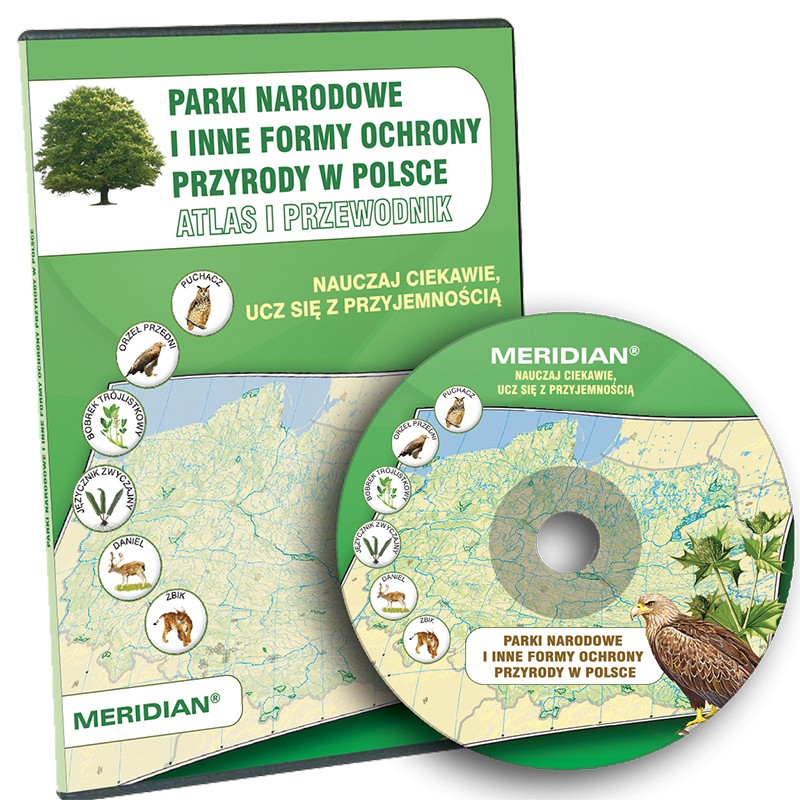 Parki narodowe i inne formy ochrony przyrody w Polsce - atlas i przewo