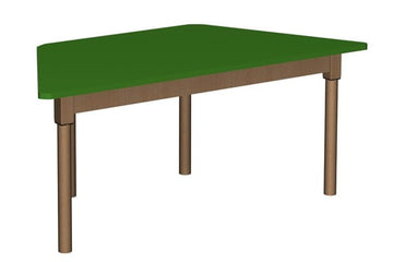 Stół przedszkolny/do żłobka trapezowy 1400x700 — meble Metalbit