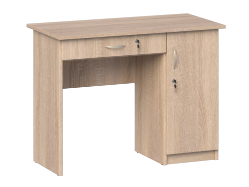 Biurko dla nauczyciela, jednoszafkowe dł. 1000 mm