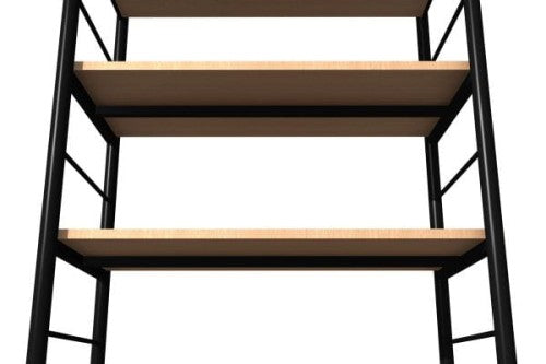 Regał biblioteczny A jednostronny o zwiększonej wytrzymałości półek