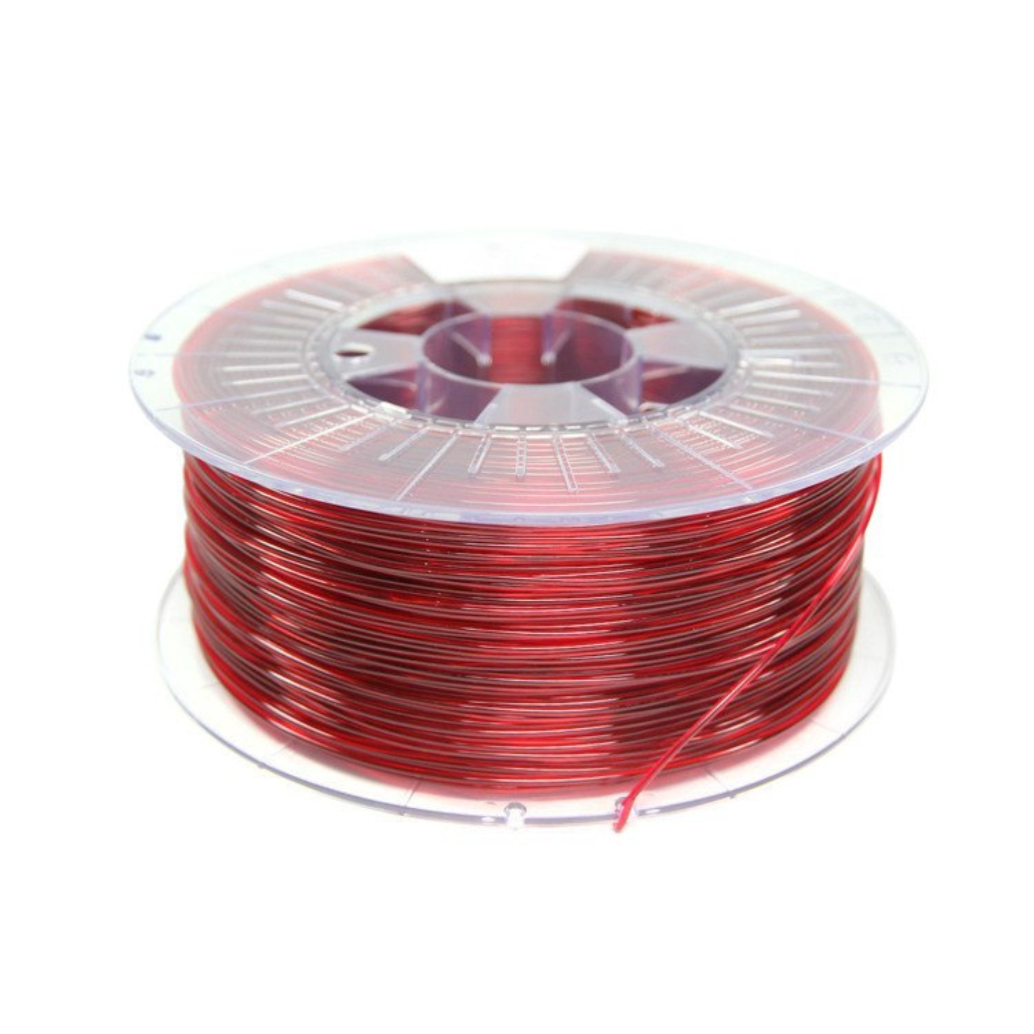 Filament PETG 1,75 mm 1kg transparentny czerwony Creality