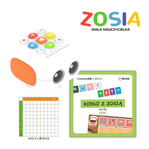 Zosia w zestawie z matą i planszami interaktywnymi