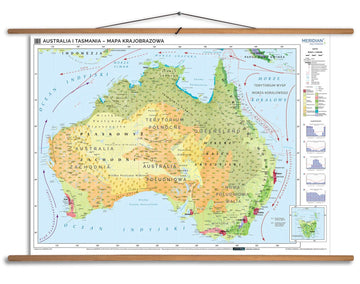 Australia - mapa krajobrazowa
