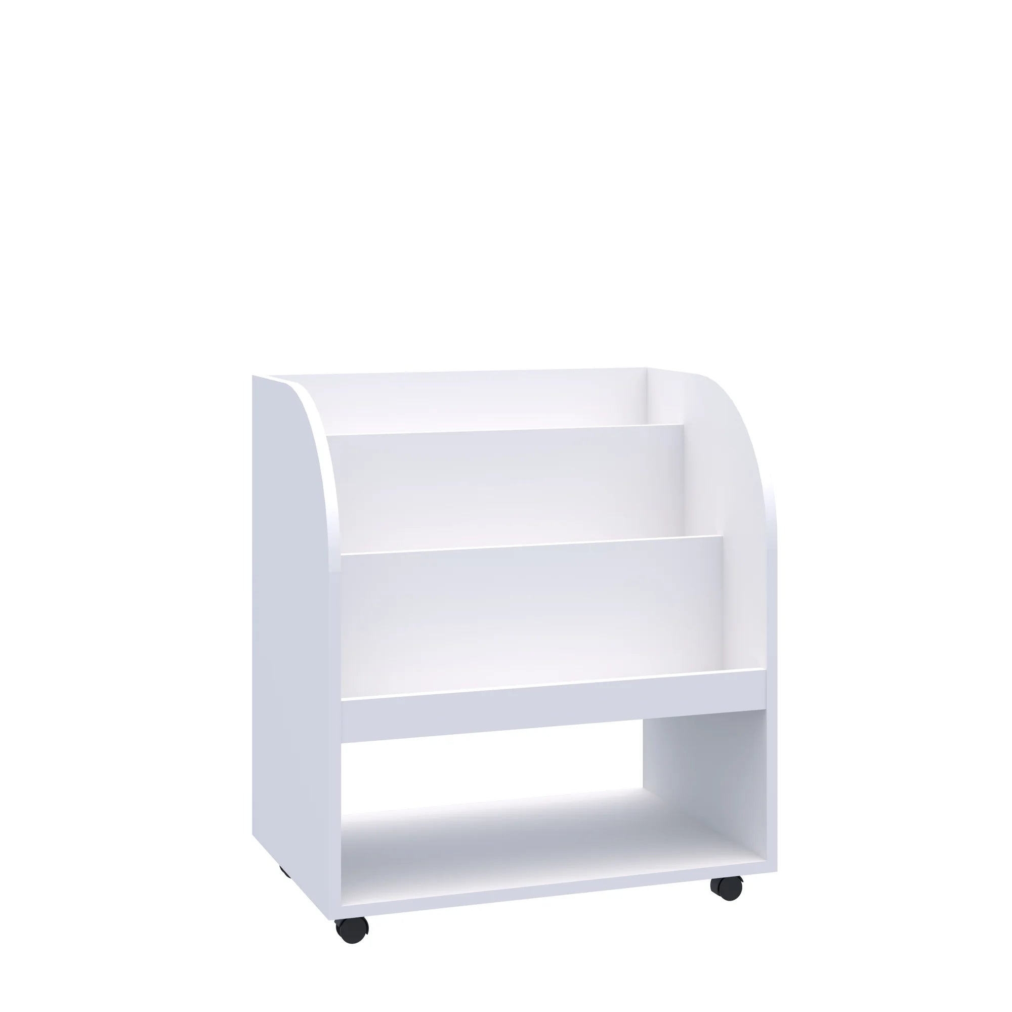 Biblioteczka mobilna Smart 2P 706x466x798 – biały