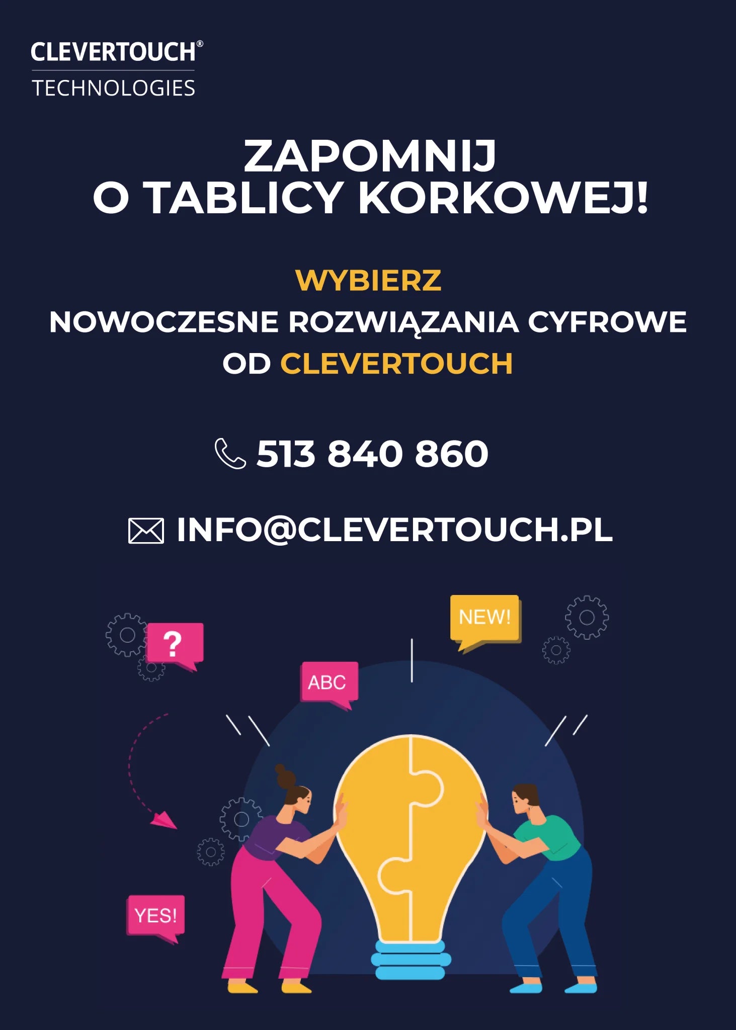 Cyfrowa Gazetka Szkolna Clevertouch CL Pro Series 55'' – zdjęcie 3