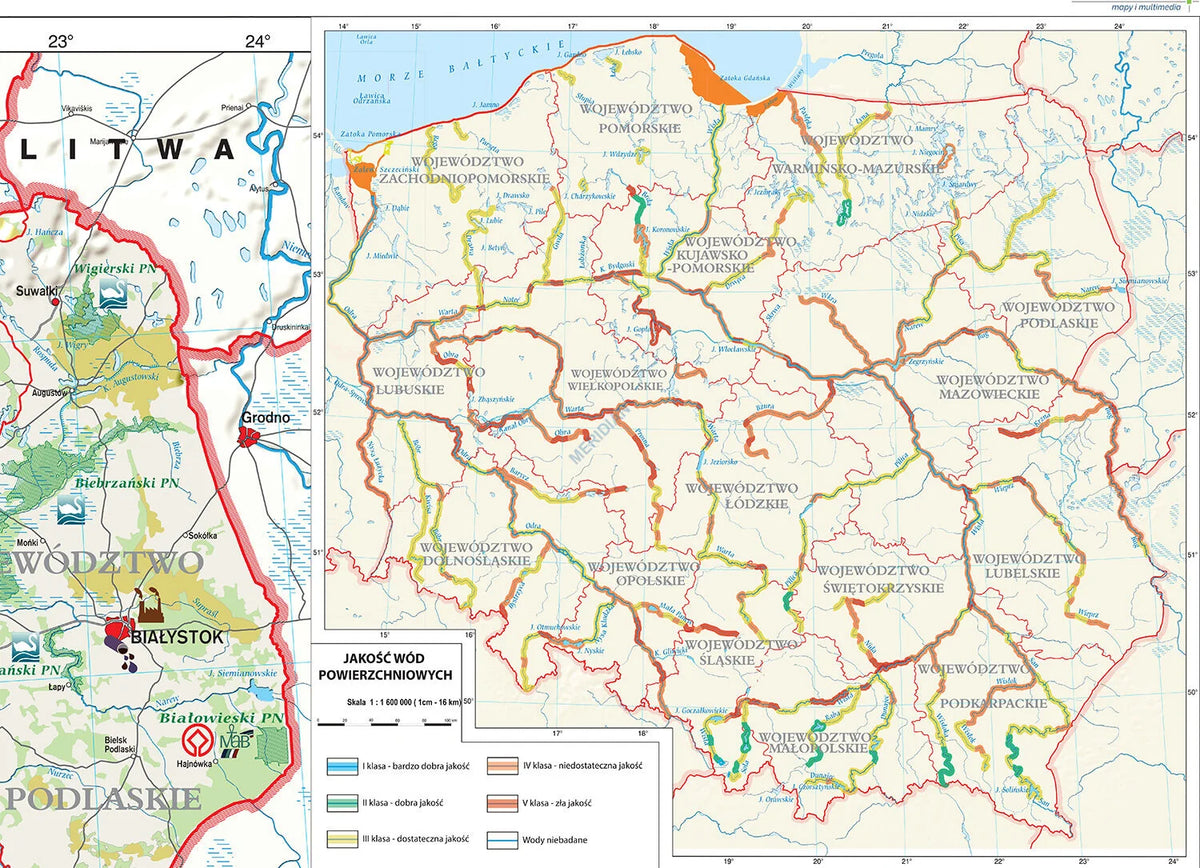 Degradacja środowiska w Polsce - mapa ścienna - zdjęcie 3