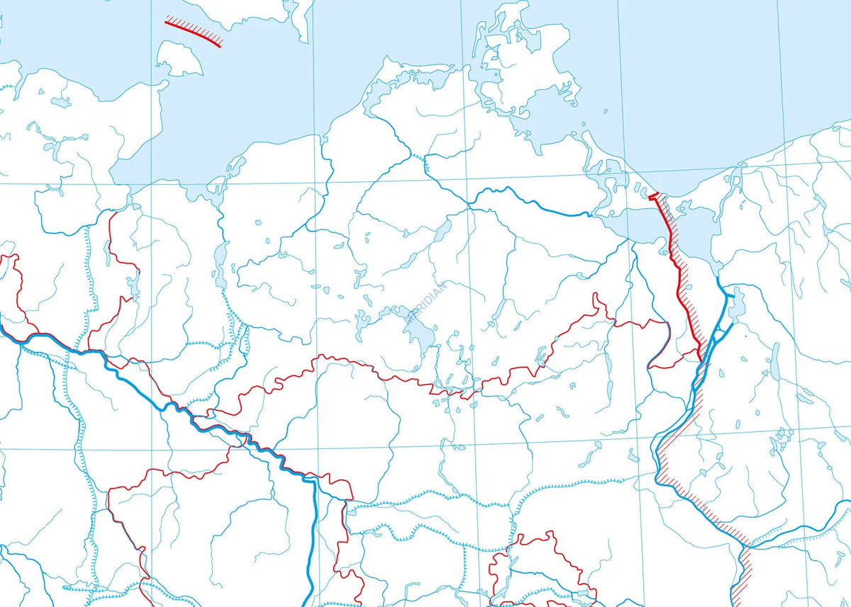 Deutschland stumm - mapa ścienna w języku niemieckim - zdjęcie 2