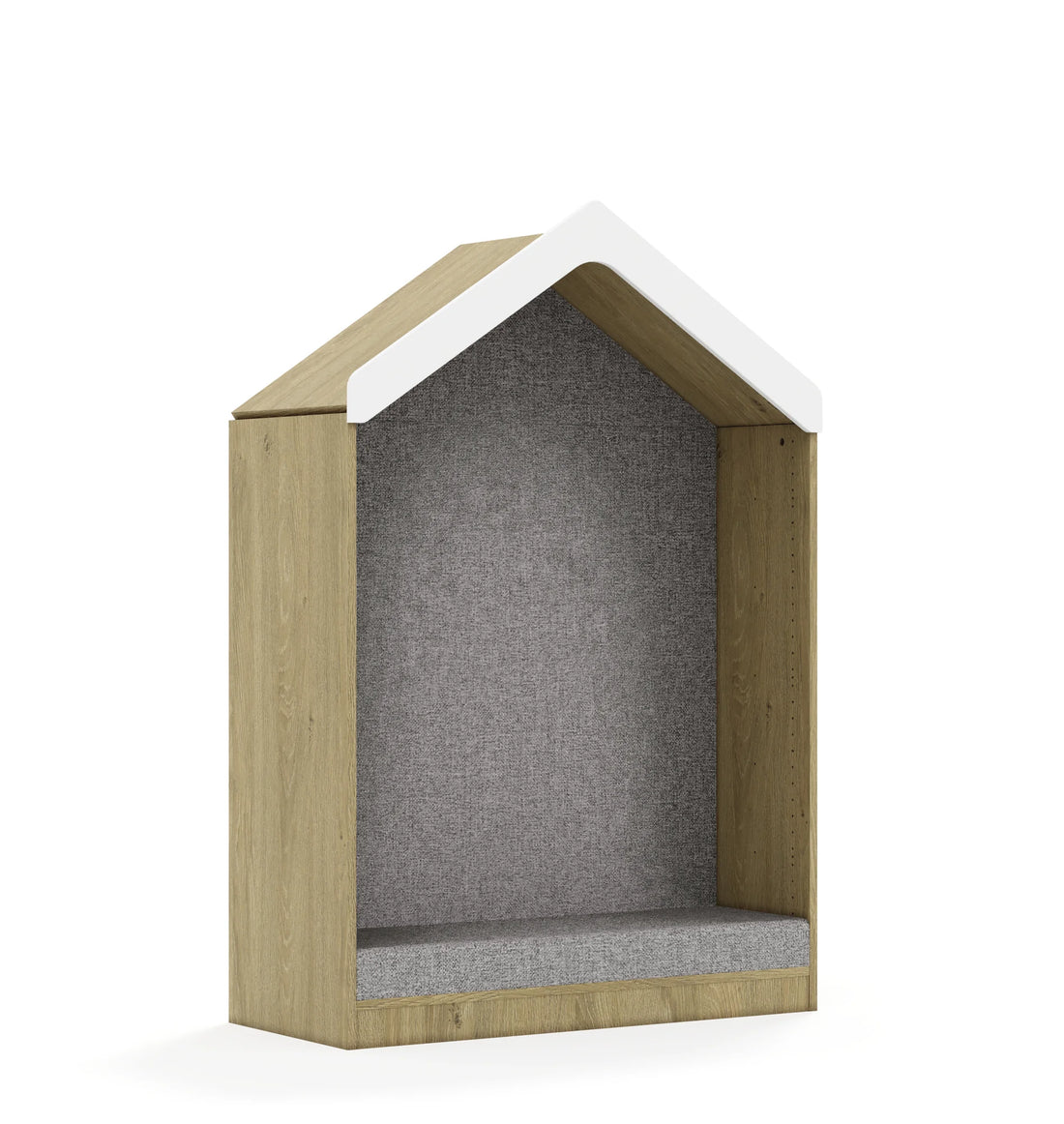 Domek tapicerowany BLOX 110 3P z daszkiem 1049x466x1575 – dąb