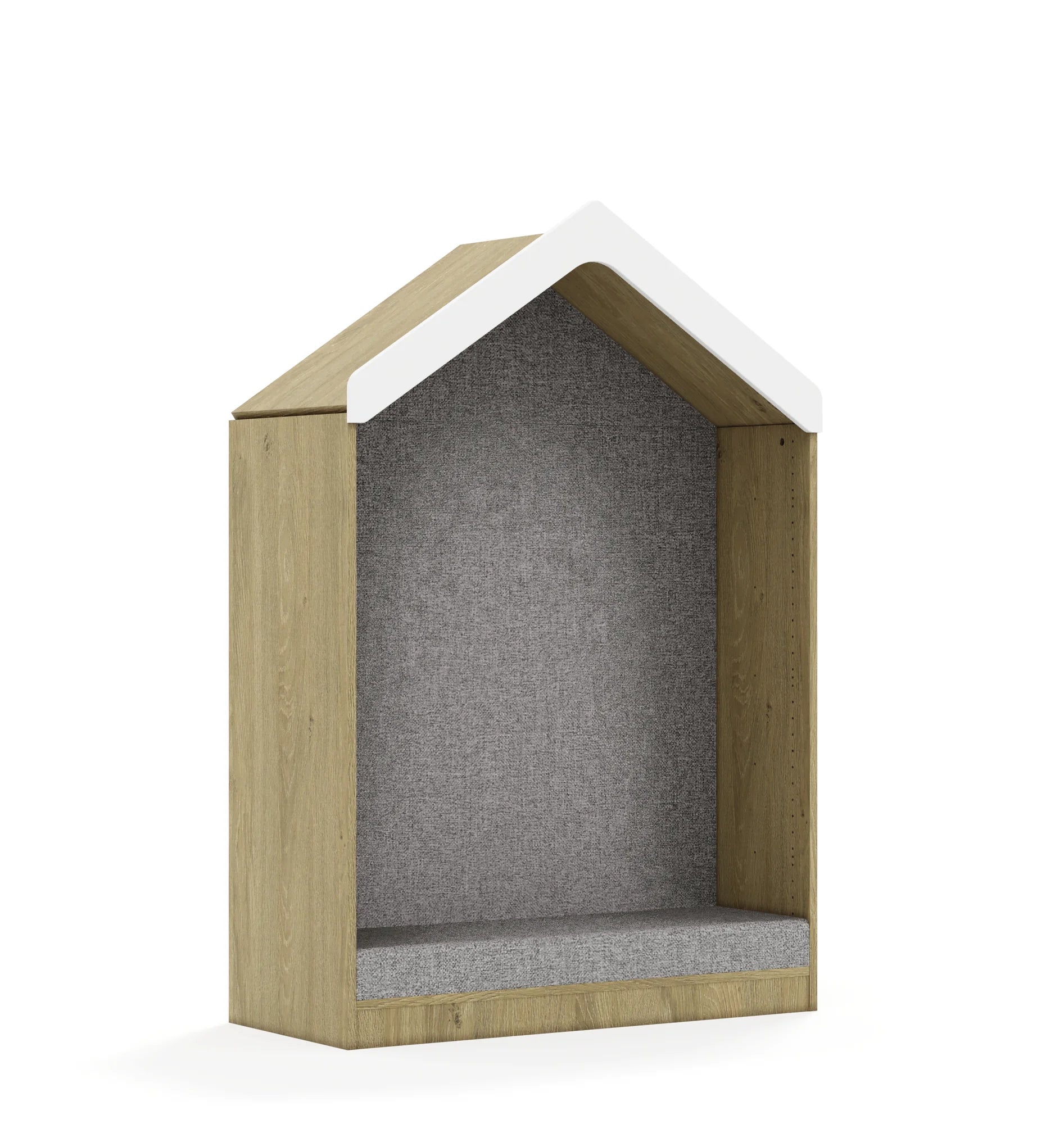 Domek tapicerowany BLOX 110 3P z daszkiem 1049x466x1575 – dąb
