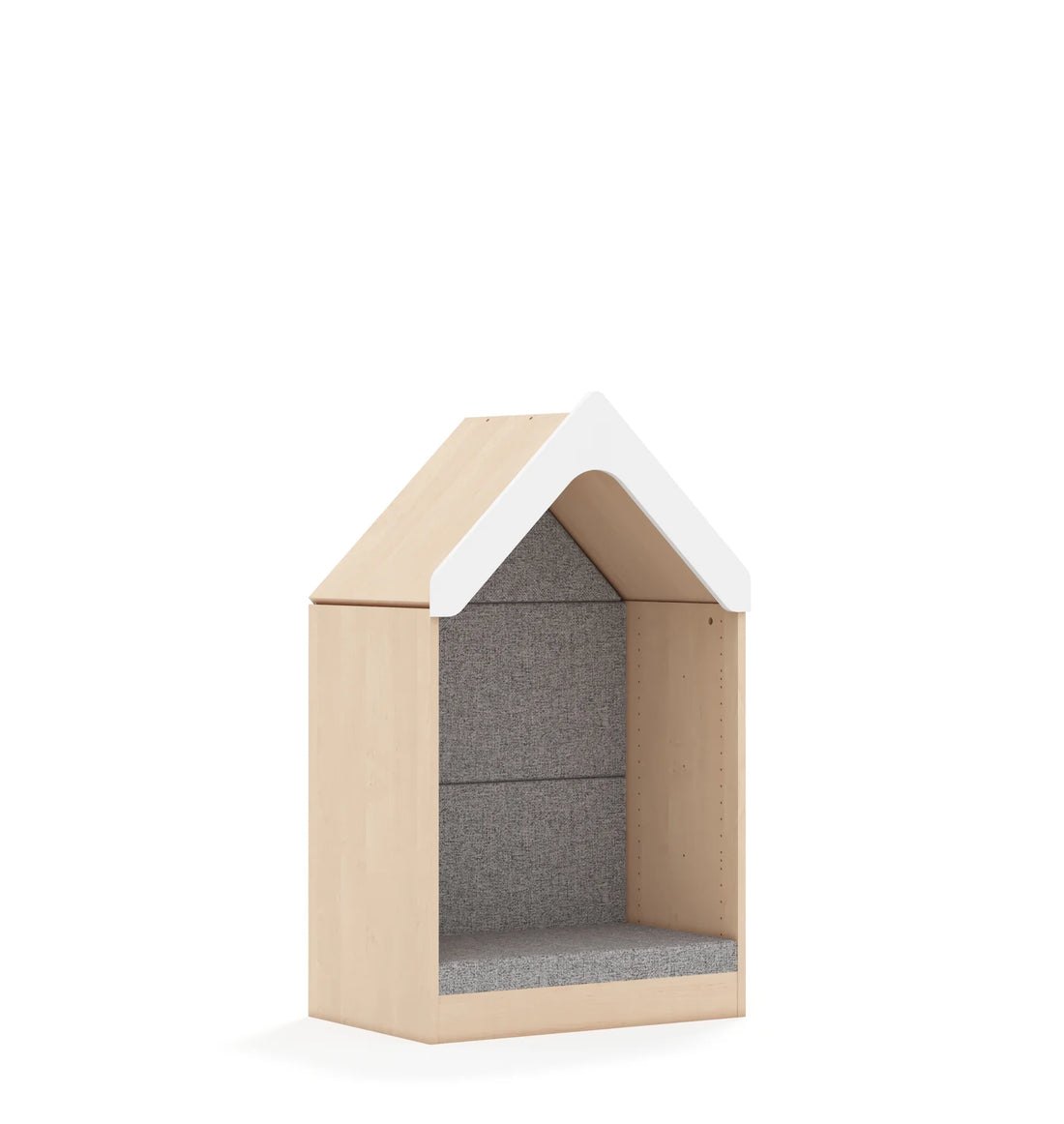 Domek tapicerowany BLOX 70 2P z daszkiem 706x466x1223 – dąb