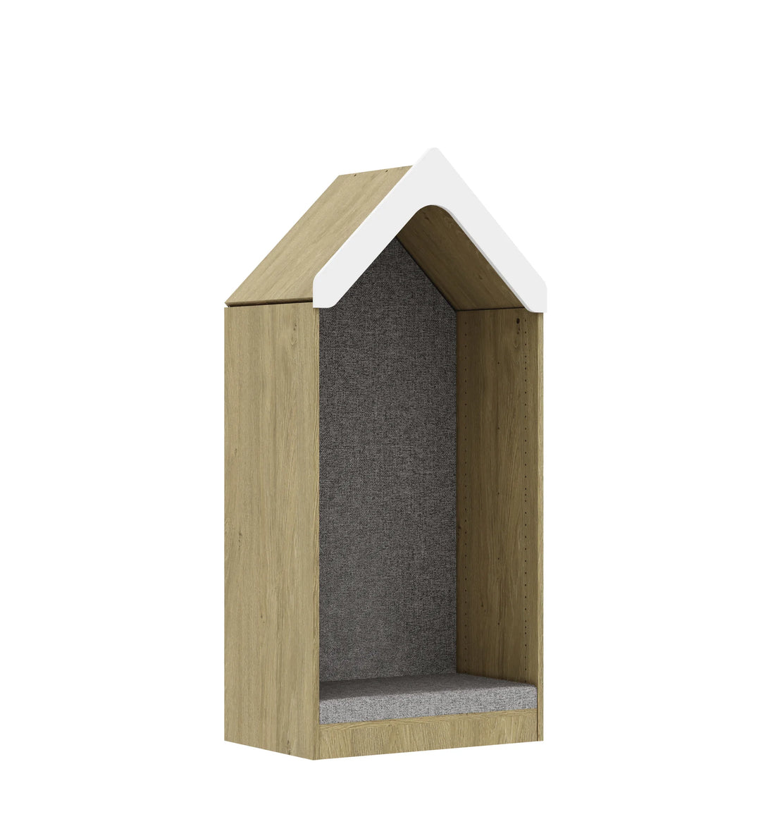Domek tapicerowany BLOX 70 3P z daszkiem 706x466x1575 – dąb
