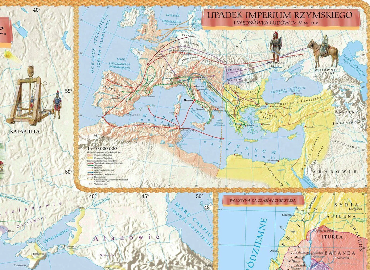 DUO: Starożytny Rzym - państwo i kultura - mapa dwustronna - zdjęcie 8