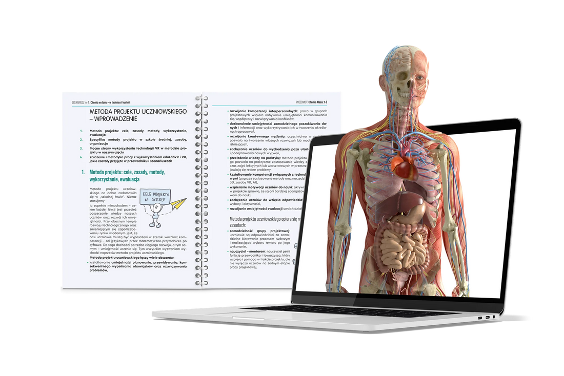 eduLabVR Wirtualne Laboratoria Przyrodnicze: pudełko z licencją