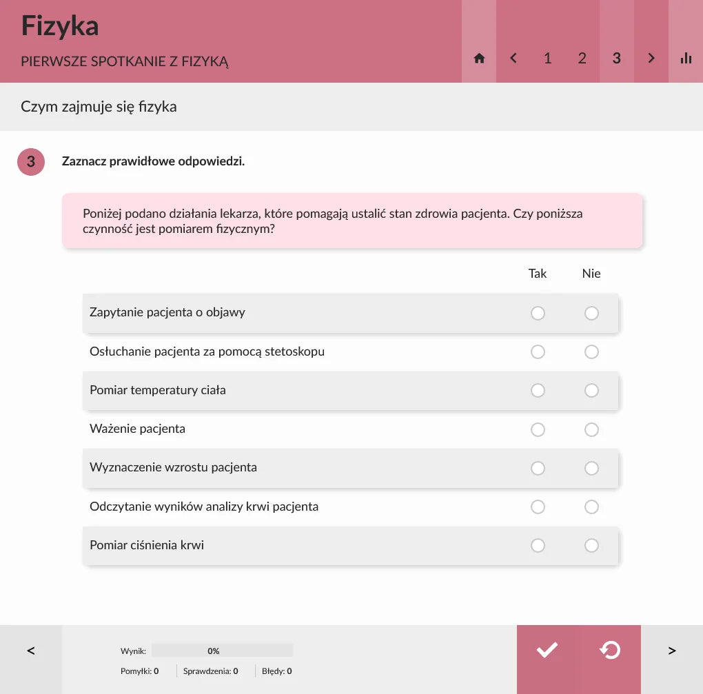 eduPaka Fizyka kl. 7-8, przykładowe ćwiczenie 3