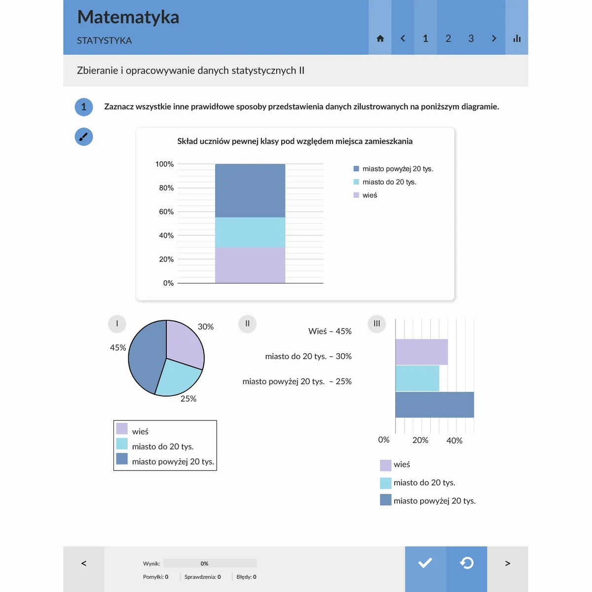eduPaka Matematyka kl. 6-8, przykładowe ćwiczenie 3