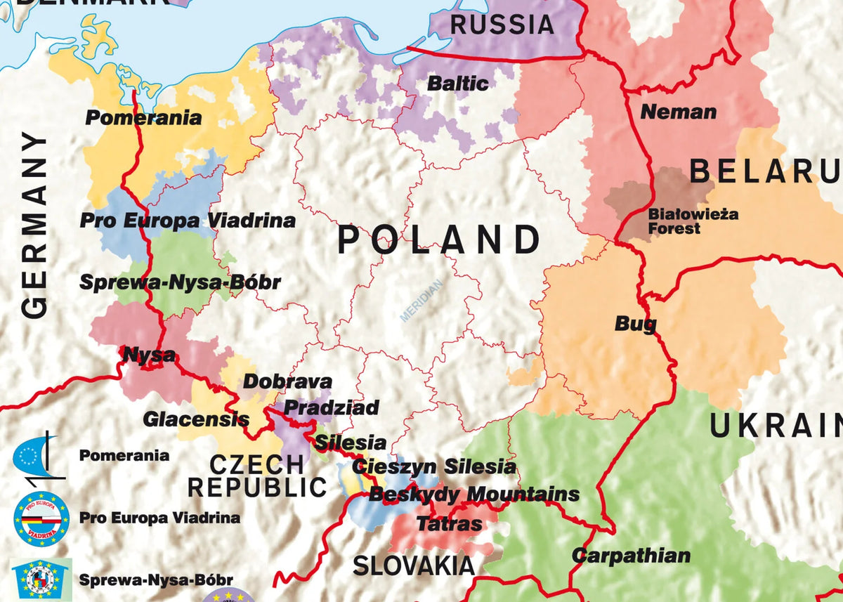 European Union - mapa ścienna w języku angielskim - zdjęcie 3