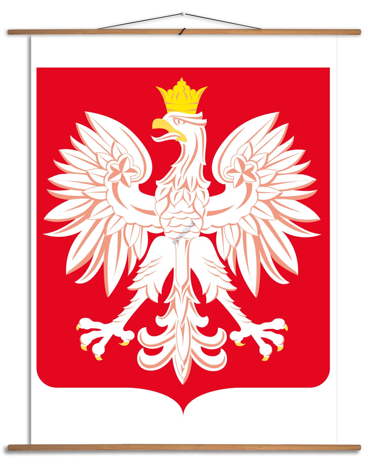 Godło Polski w oprawie - plansza dydaktyczna