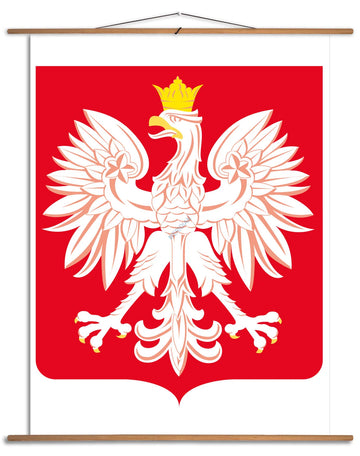 Godło Polski w oprawie - plansza dydaktyczna