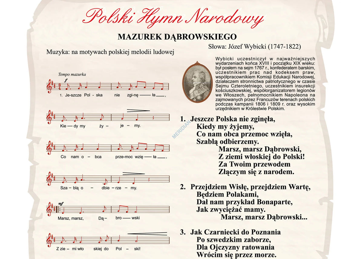Hymn narodowy - plansza dydaktyczna - zdjęcie 2