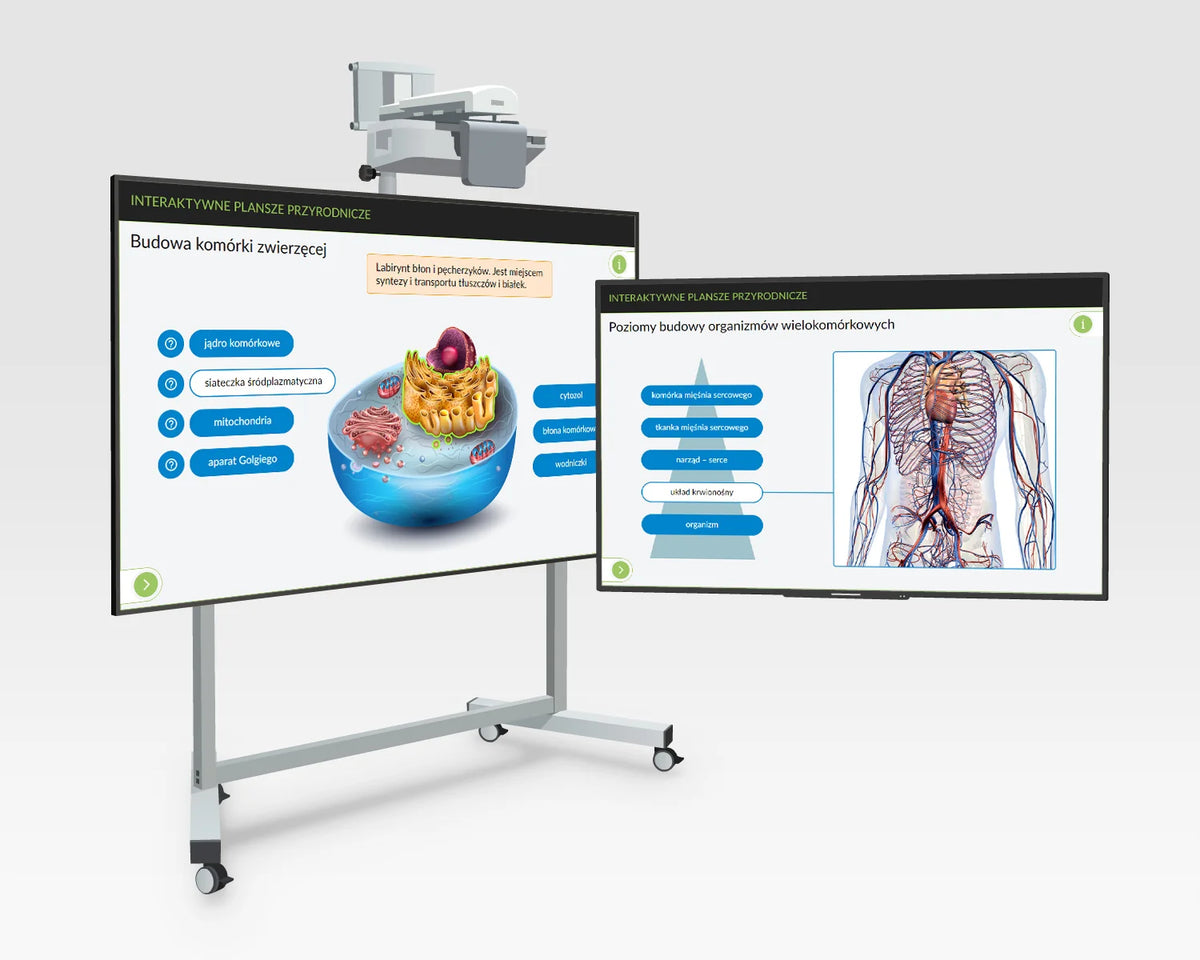 Interaktywne Plansze Przyrodnicze Biologia (kl. 5-8) na monitorze interaktywnym 1