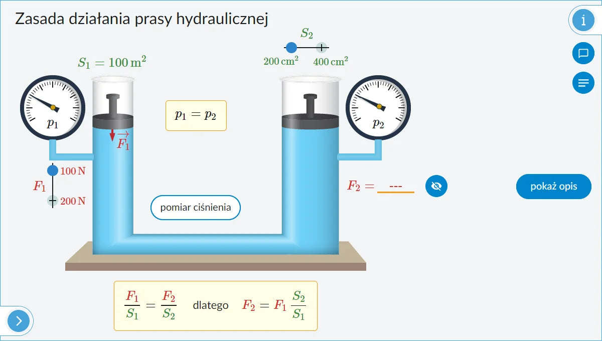 Interaktywne Plansze Przyrodnicze Fizyka (kl. 7-8), plansza 1