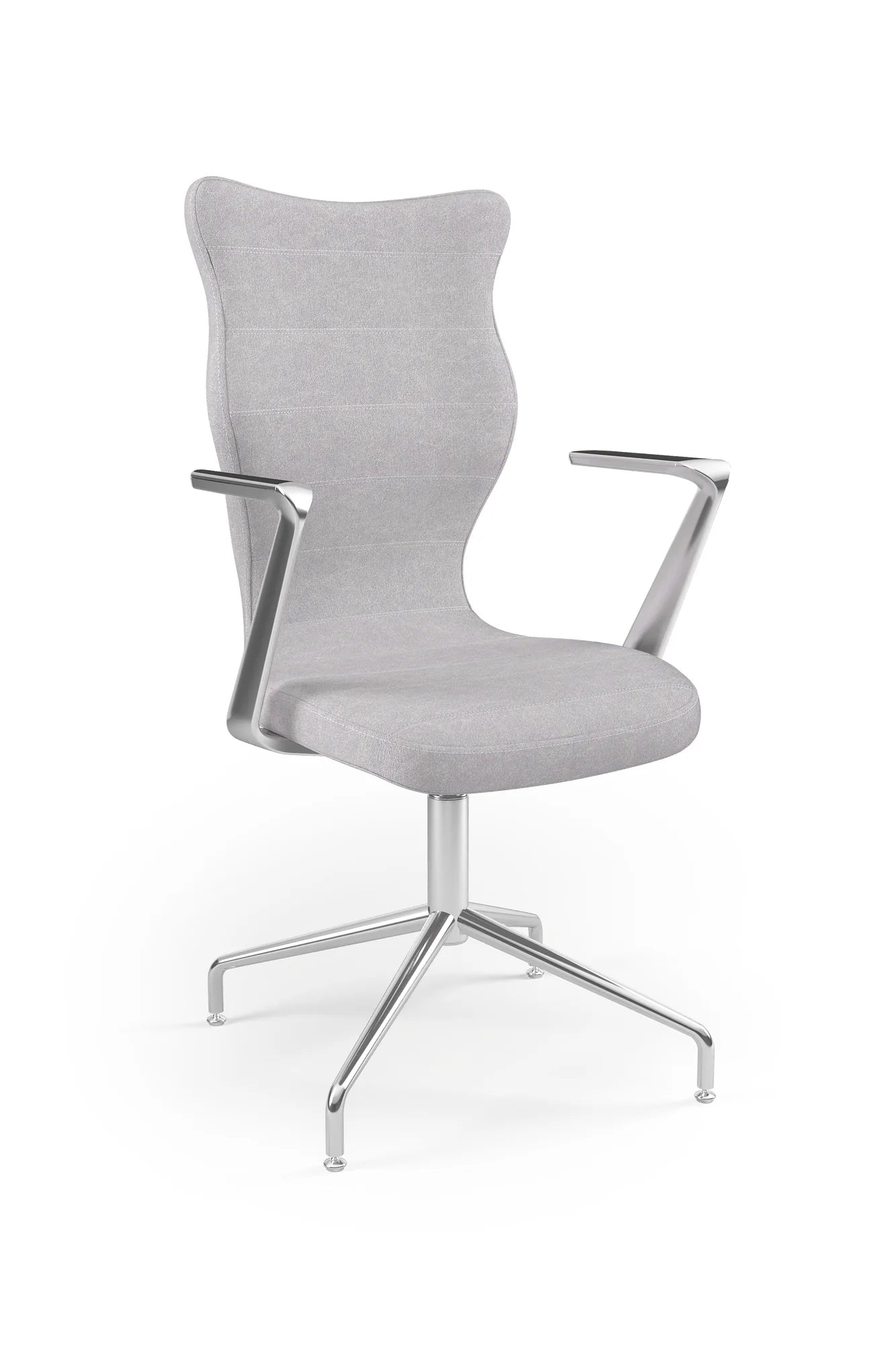 Krzesło konferencyjne Burano Plus – Aluminium polerowane / Castel 03