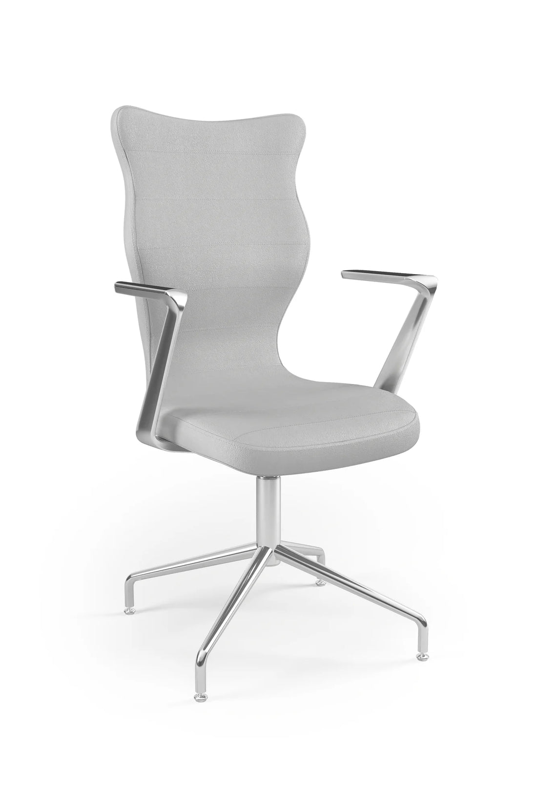 Krzesło konferencyjne Burano Plus – Aluminium polerowane / Vega 02