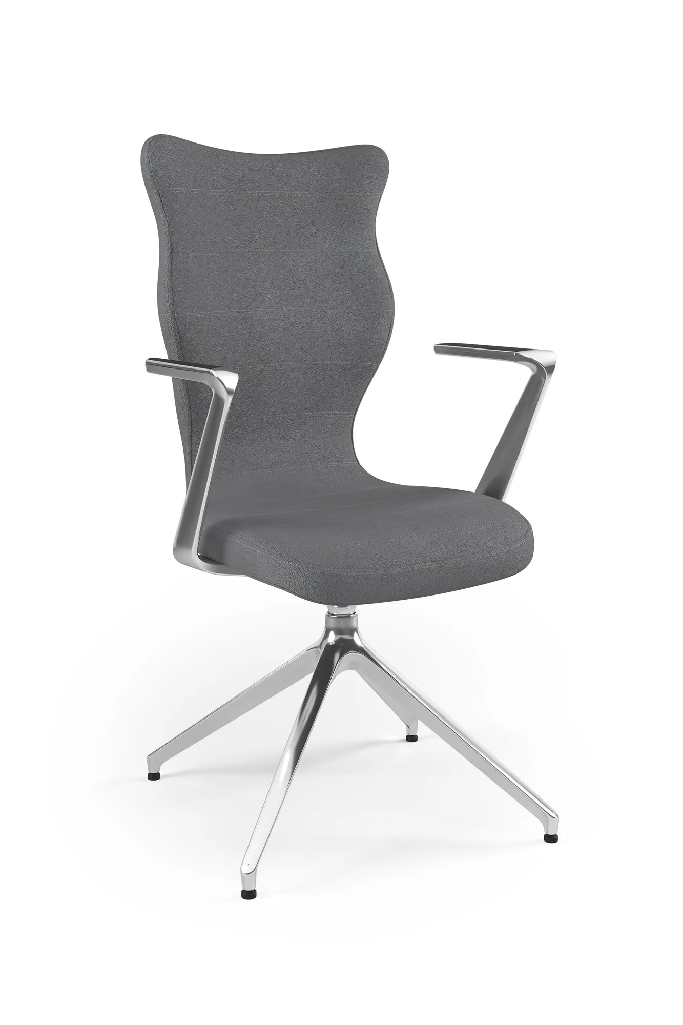 Krzesło konferencyjne Kuma Plus – Aluminium polerowane / Letto 17