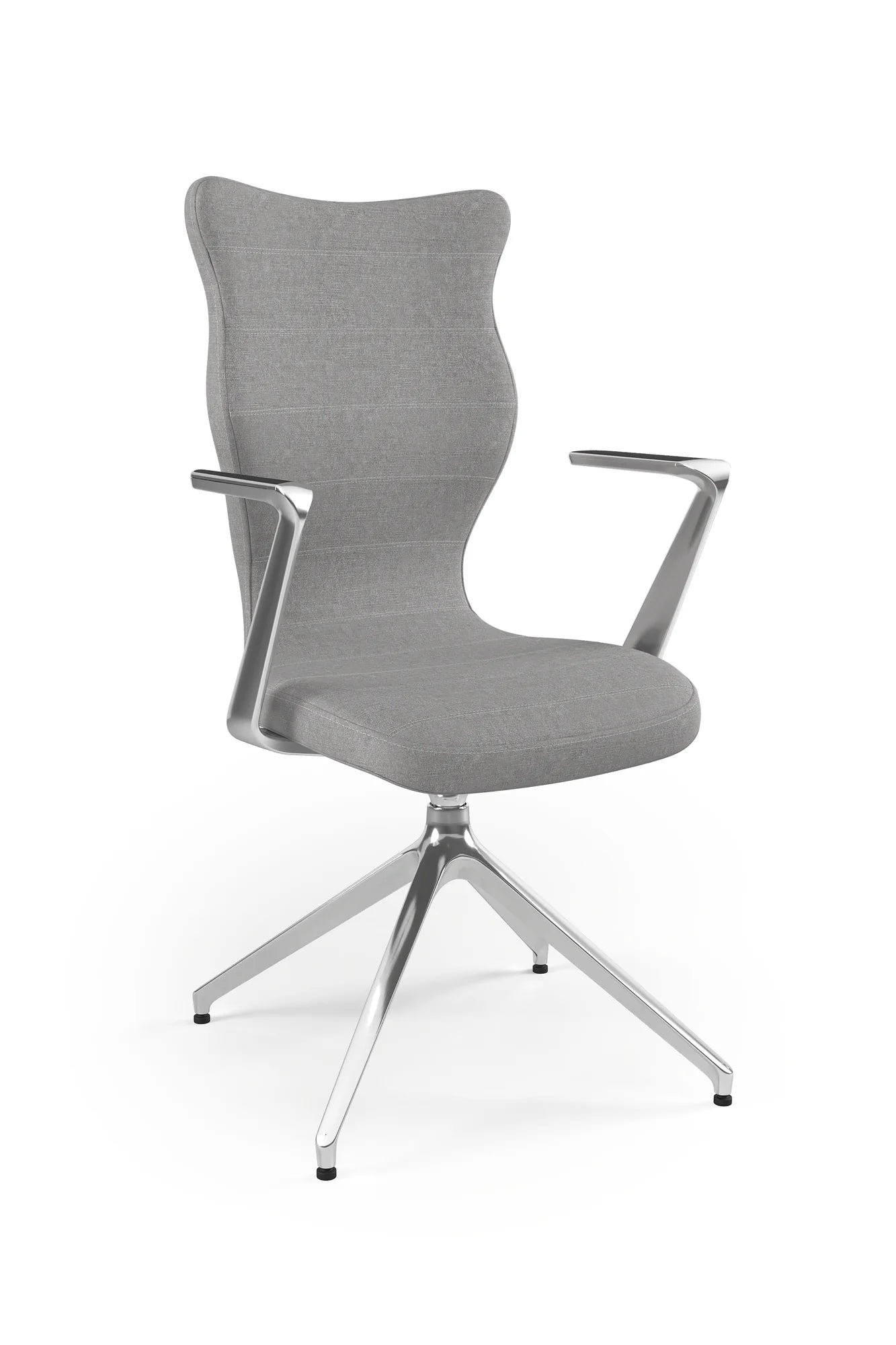 Krzesło konferencyjne Kuma Plus – Aluminium polerowane / Palladium 03