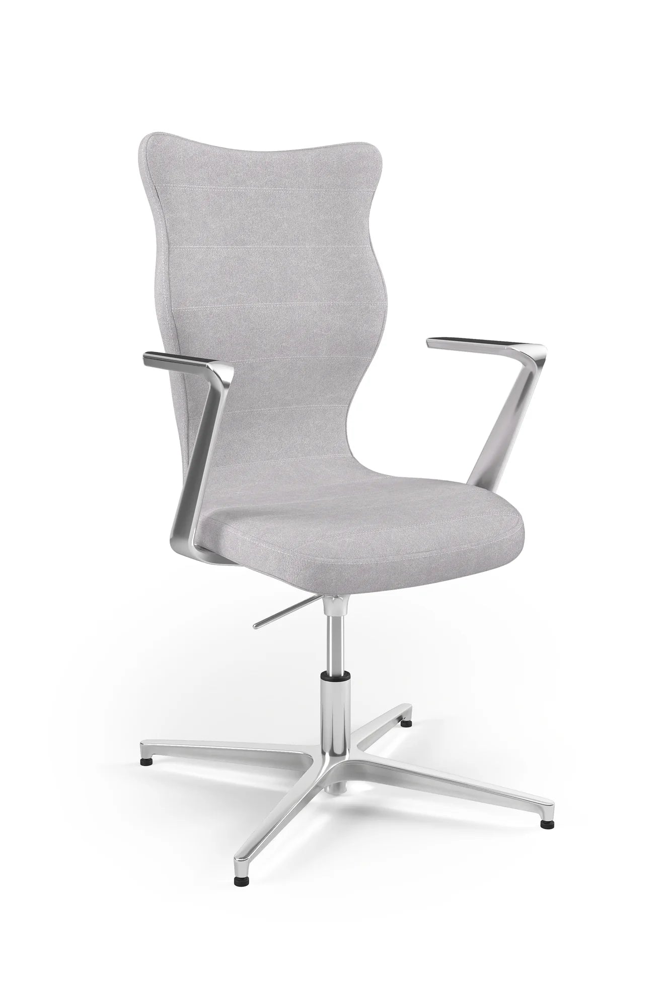 Krzesło konferencyjne Kylie Plus – Aluminium polerowane / Castel 03