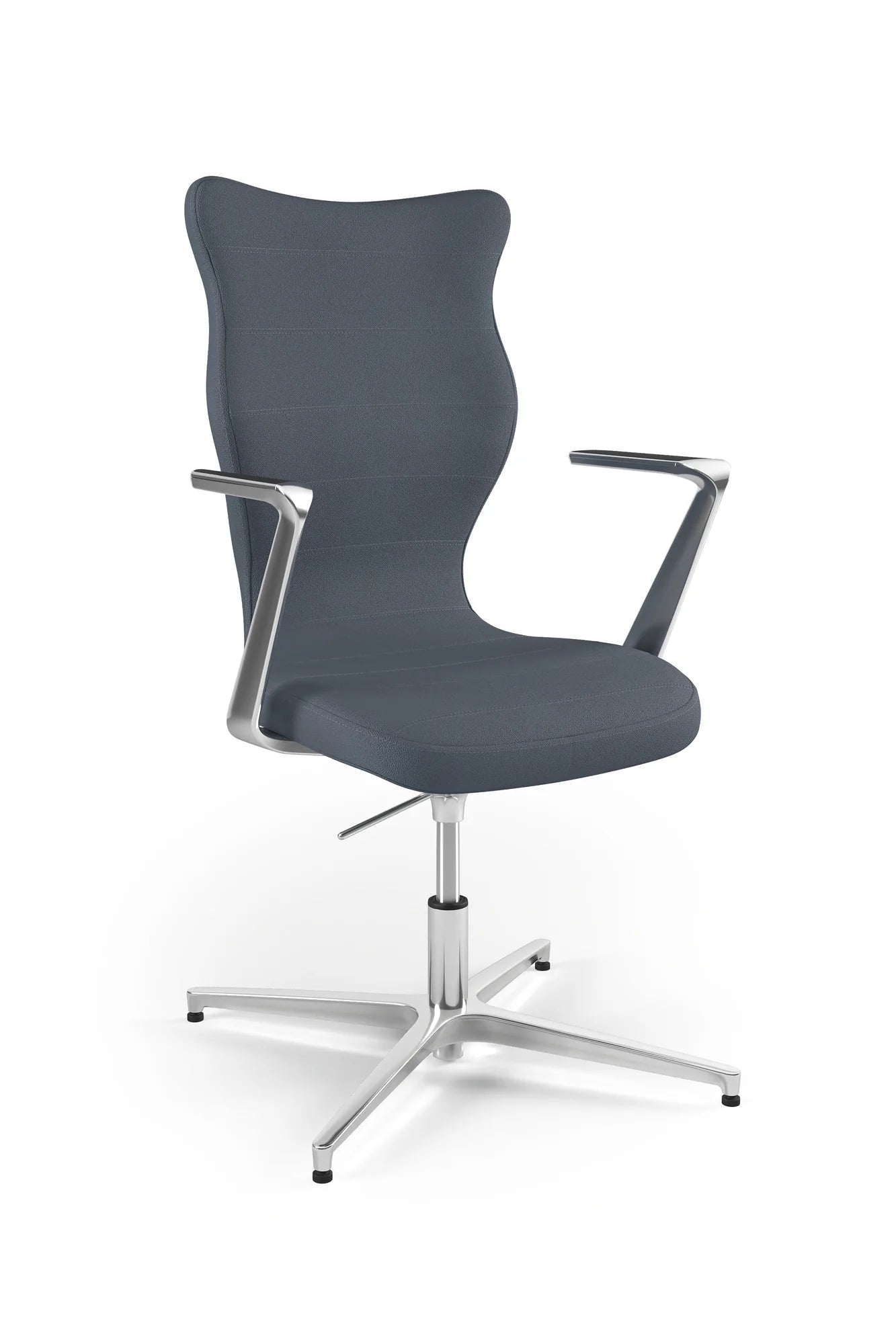Krzesło konferencyjne Kylie Plus – Aluminium polerowane / Letto 24