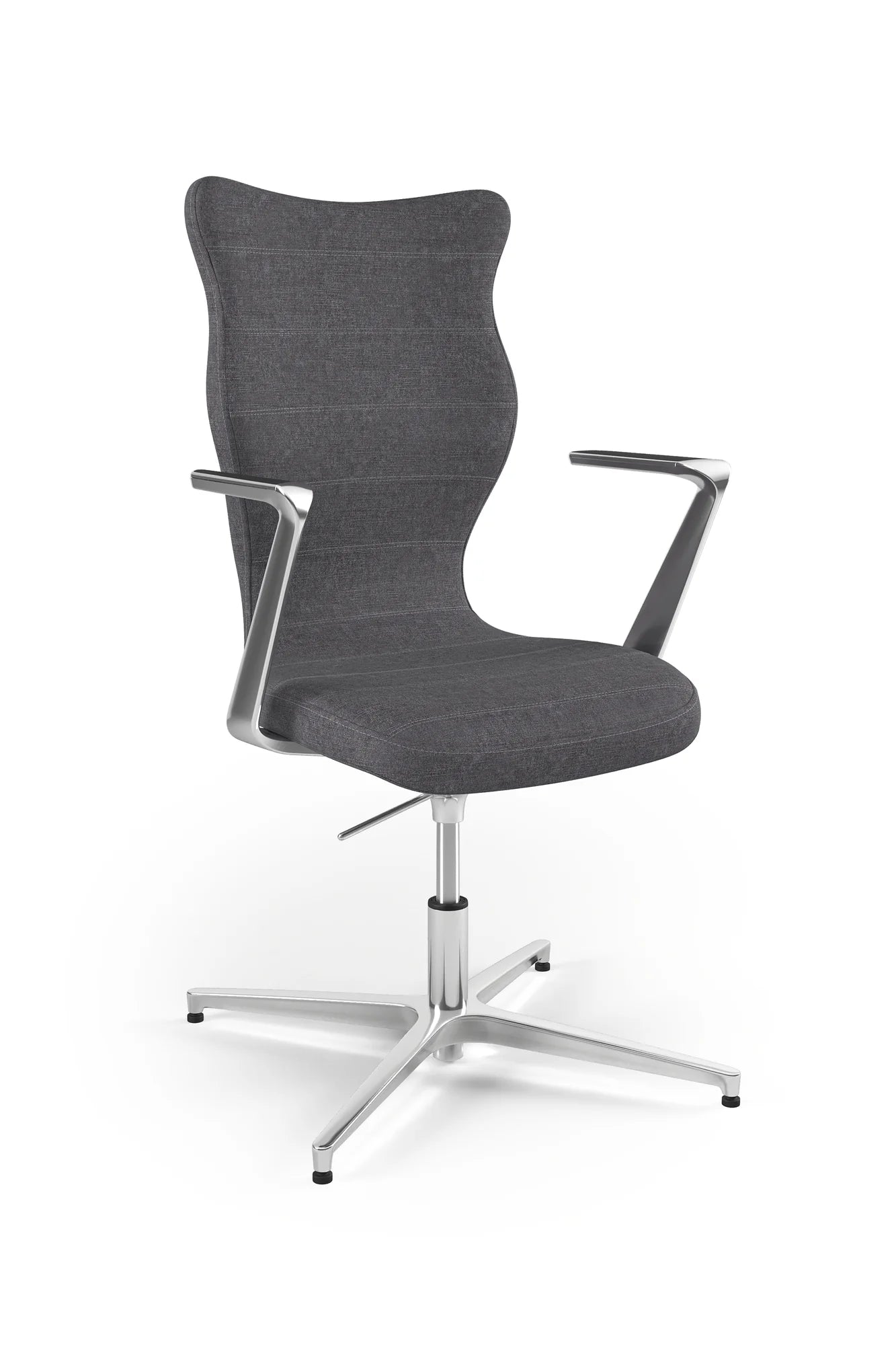 Krzesło konferencyjne Kylie Plus – Aluminium polerowane / Palladium 01